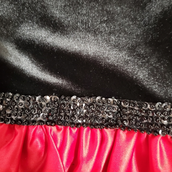 Rare Editions Gorgeous & Festive Holiday Black & Red Dress - Girls - Picture 3 of 7